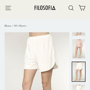 Filosofia 30s Shorts in Cloud